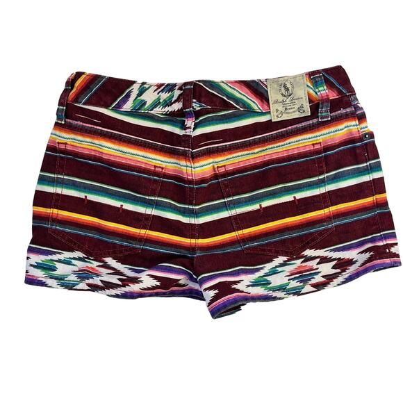Ralph Lauren Denim Girls Size 14 Western Short Shorts Cotton Boho Multicolor - Picture 2 of 5